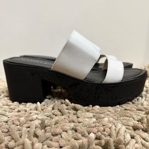 90s inspired Madden Girl platform sandal.